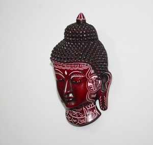 Estatua de Cabeza de Buda de Resina Hecha a Mano con Acabado Grabado, Decoración para el Hogar, Arte Espiritual, Escultura, Busto de Buda de 3.5*2*5.5 Pulgadas - Product Image 6