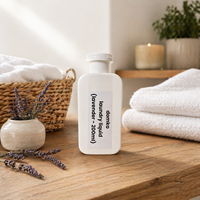 Détergent à lessive liquide Domko 200 ml pour vêtements, parfum lavande, 30%-50% d'ingrédients, formule personnalisée, fabriqué en Inde, OEM