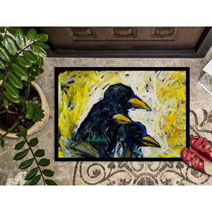 Nouveau tapis de porte intérieur/extérieur antidérapant 18H X 27W tapis d'entrée avant lavable à poils bas - Product Image 3