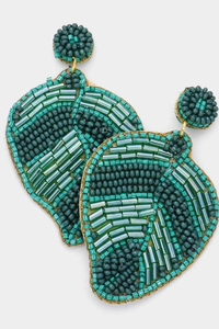 ต่างหูแฟชั่นสไตล์โบฮีเมียนประดับลูกปัดปักลายละเอียดอ่อนสำหรับผู้หญิง โดย MD HANDICRAFTS - Product Image 2