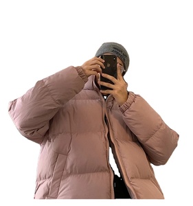 เสื้อแจ็คเก็ตแขนยาวมีฮู้ดสำหรับผู้ชาย, เสื้อสไตล์เกาหลีแบบมีฮู้ดคอตั้งเสื้อมีฟองแฟชั่นวัสดุผ้าแคนวาสแบบเป็นทางการสำหรับฤดูหนาว - Product Image 1