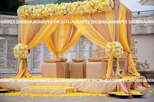 Décoration de mandap de mariage style cloches - Product Image 5
