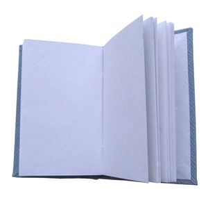 Carnet en papier recyclé sans bois ni acide, en coton denim bleu, fait main, pour étudiants et écrivains, journal de voyage - Product Image 3