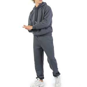 Conjunto de Sudadera con Capucha y Pantalones Deportivos Casuales de Alta Calidad, Estilo Urbano, Oversize, 100% Algodón, para Hombre - Product Image 1