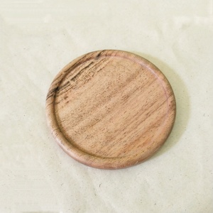 Wholesale Natural Acacia Wood <b>Coasters</b> Set of 6 Handmade Eco Friendly <b>Drink</b> <b>Coasters</b> Bulk Supplier Custom Logo - Product Image 2
