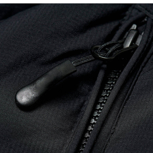 Chaqueta de Plumón Gruesa con Capucha para Hombre, 80% Plumón, Nailon, Color Negro Sólido, Cierre de Cremallera, Abrigo Informal de Invierno - Product Image 4
