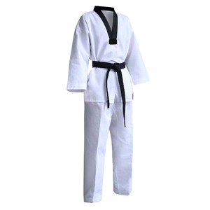 เครื่องแบบ BJJ Jitsu ชุดกิโมโน BJJ ระบายอากาศได้ดีสีทึบน้ำหนักเบาบริการ OEM เครื่องแบบ100% ทำจากผ้าฝ้าย - Product Image 5