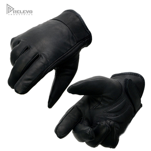 Guantes de Motocicleta de Cuero de Alta Calidad, Ajuste Cómodo, Diseño Duradero, Transpirables, Control Mejorado al Conducir, Cierre Unisex - Product Image 4