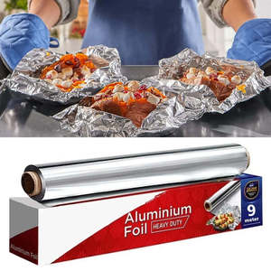 Rouleau de papier aluminium doux enduit pour emballage alimentaire, 14 microns, usage culinaire, qualité alimentaire supérieure - Product Image 2