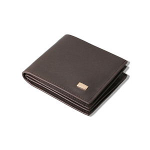 Tarjetero Bifold Multifuncional de Cuero Genuino de Alta Calidad para Hombre, con Bloqueo RFID, Personalizable con Logotipo Bordado, Venta al Por Mayor OEM - Product Image 1