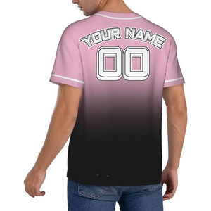 High Quality Silk Screen Printing Unisex Baseball Jerseys Custom Blank Wholesale Baseball Uniform Shirts 100% Organic Cotton - Product Image 5