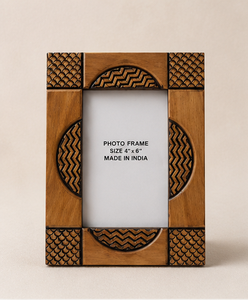Luxury Handmade Eco-Friendly Wooden <b>Photo</b> <b>Frame</b> Modern Artisan Design Tabletop & Wall Mountable Home Decor Gift for Living Room - Product Image 3