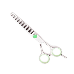 Ciseaux de coiffure double face en acier inoxydable avec logo personnalisé, outils de barbier durables de haute qualité pour usage domestique - Product Image 2