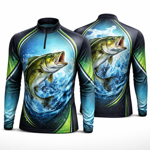 Camiseta de Pesca Personalizada, Sublimada por Completo, Manga Larga, Protección UV, Secado Rápido, Transpirable, Antibacteriana - Product Image 4