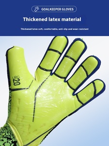 Gants de gardien de but de football, doigts entiers, matériau PU, antidérapants, respirants, séchage rapide, gants de sport unisexes - Product Image 6