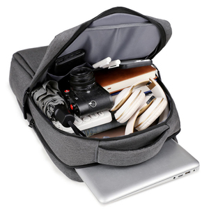 Custom <b>Large</b> Capacity Waterproof Nylon <b>School</b> Travel <b>Backpack</b> with Zipper Closure USB Port Air Cushion Belt & Logo Laptop Bags - Product Image 2