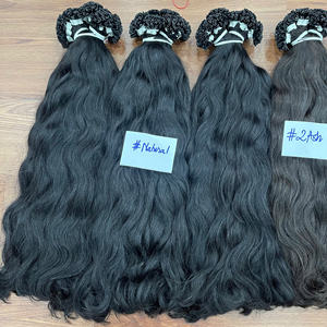 Extensiones de Cabello Humano con Punta en U de Alta Calidad 2026, Cabello Ondulado con Punta en U, Sin Enredos, Sin Caída, Cabello Ruso 100% con Cutícula Alineada - Product Image 5