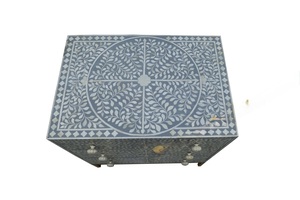 ILAHI's Bone Inlay <b>Drawer</b> Modern Design Agate Detailing <b>Storage</b> Portable Home Furniture - Product Image 6
