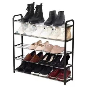 Handcrafted Metal <b>Shoe</b> Rack For Home Livingroom Hall Entry Storage <b>Decorative</b> Use <b>Shoe</b> Rack Footwear Shelve - Product Image 4