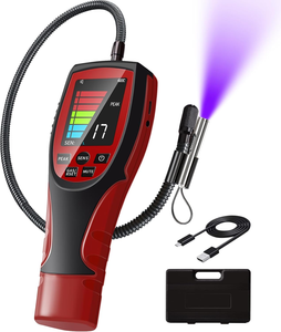 Détecteur de fuite de gaz numérique, testeur de fuite ultrasonique avec caméra d'inspection LED pour HVAC, réfrigération, automobile - Product Image 1