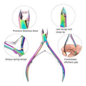 Morje Coupe-cuticules chirurgical à pointe de précision en acier inoxydable pour le nettoyage des ongles et des peaux mortes - Product Image 5
