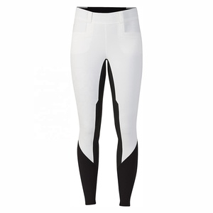 Pantalones de equitación personalizados OEM para hombre y mujer, pantalones de equitación con diseño personalizado, estampado, asiento completo de silicona, leggings de equitación. - Product Image 3