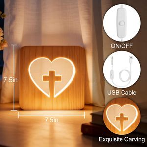 Lámpara Nocturna LED Acrílica 3D, Luz Blanca Cálida, USB, Tablero de Mensajes DIY con Bolígrafo para Dormitorio - Product Image 2