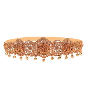 Double Sided Ram Laxman and Lakshmi Devi Hip Belt Fashion Body Jewelry - Product Image 2