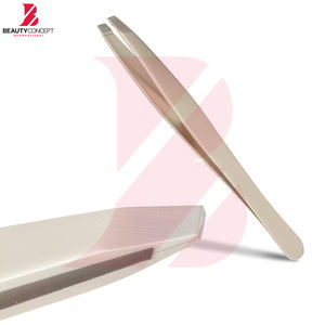 Meilleur produit : pince à épiler personnalisée à pointe inclinée et pointue pour les sourcils, pince à épiler pour poils incarnés du visage, best-seller - Product Image 5