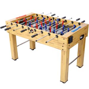 Tavolo da Calcio Balilla Hurricane da 54 Pollici con Finitura Ciliegio Chiaro e Sistema di Punteggio Analogico per Sale Giochi Familiari, Include Accessori Gratuiti - Product Image 3