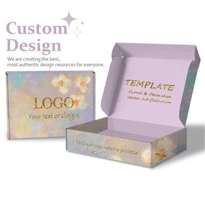 Custom Eco-Friendly Kraft Corrugated Mailer Box for Clothing <b>Biodegradable</b> Portable Shipping <b>Packaging</b> with Logo Printing - Product Image 1