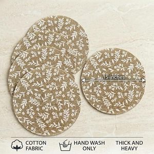 Sets de table perlés de luxe faits à la main avec broderies complexes pour la table à manger, la décoration intérieure et la décoration de table pour événements de mariage - Product Image 2