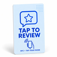 Carte de commentaires Google NFC OEM en vrac, carte promotionnelle pour les restaurants et les hôtels