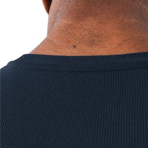 Men's Midnight <b>Blue</b> Compression Long Sleeve T-Shirt Lightweight Athletic <b>Base</b> <b>Layer</b> Fitness Training Apparel Top - Product Image 5