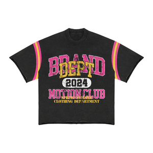 Ensemble Coordonné Homme 2026 : T-shirt Oversize à Motifs et Short – Style Streetwear Vintage Délavé, Tenue Décontractée Sportive d'Été 2 Pièces - Product Image 2