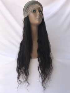 Peluca de cabello virgen ondulado frontal de encaje HD 13x6 de un solo donante indio 100% crudo sin procesar para exportación, talla grande, venta al por mayor - Product Image 3