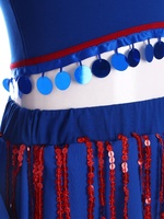 6-16 personalizado al por mayor niños entrenamiento Dancewear niñas Cosplay lentejuelas etapa danza rendimiento desgaste danza del vientre traje