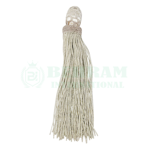 Nouvelle Frange en Polyester Légère de Haute Qualité avec Pompons Décoratifs pour Vêtements, Vêtements Liturgiques et Rideaux Personnalisables - Product Image 4