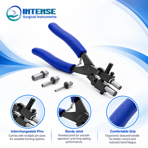 Alicates profesionales de acero inoxidable para doblar alambre y hacer joyas al por mayor, con pines intercambiables, herramienta para formar bucles para manualidades - Product Image 5