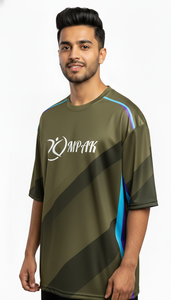 T-shirt de mode streetwear urbaine pour homme, coupe oversize, sublimation, décontracté, populaire - Product Image 4