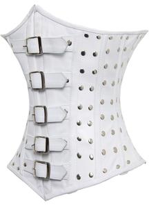 คอร์เซ็ตของผู้หญิงวินเทจชุดกระชับสัดส่วนเซ็กซี่แบบโอเวอร์บัสท์คอร์เซ็ทหนังระบายอากาศทันสมัยสำหรับขนาดใหญ่พิเศษ - Product Image 3