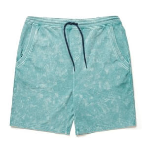 Shorts de sport respirants en molleton 100 % coton délavé à l'acide, écologiques, pour hommes, style streetwear, avec cordon de serrage, fabrication usine - Product Image 6