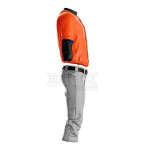 Wholesale Custom <b>Baseball</b> Uniform Set Available Customized Colors Breathable 100% Polyester Quick Dry Material for Adult Teams - Product Image 6