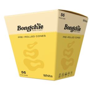 Bongchie Paquete Individual de 56 Conos King Size, Papel Natural Ultrafino Sin Blanquear, Conos Preliados de Combustión Lenta - Product Image 1