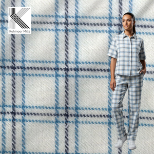 Tissu à carreaux 100% coton pour chemises et surchemises pour filles/garçons, textiles de maison, utilisation pour la confection de chemises - Product Image 5