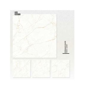 Azulejos de Porcelana Esmaltada Calacatta Amarillo Indio, 60x60cm, Acabado Pulido Brillante, 8mm de Grosor, Resistente al Desgaste, Antibacteriano - Product Image 4