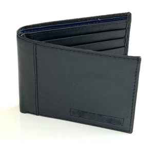 กระเป๋าสตางค์หนังแท้สีดำสำหรับผู้ชาย ดีไซน์หรูหรา ทำมือ ทรงบาง - Product Image 5