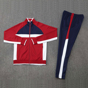 Conjunto de 2 Piezas de Chaqueta y Pantalones Personalizados OEM, Corte Ajustado, Cierre de Cremallera, Chaqueta Deportiva de Nailon Lisa, Traje Deportivo con Cremallera para Hombre - Product Image 2