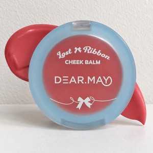 บลัชออนสีชมพูอ่อน Dearmay Lost Ribbon Cheek Balm 4 กรัม LR03 Apricot Hope Cream เมคอัพ บลัชเชอร์ แต่งหน้า เครื่องสำอาง - Product Image 6