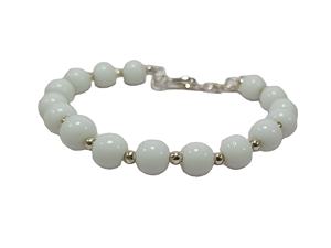 High Quality White Jade Charms for Jewelry Making Bead Stone <b>Bracelet</b> Crystal Fashion Jewelry <b>Men</b> and Women Gift Energy - Product Image 2